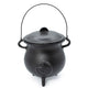 Caldero de hierro fundido extra grande con pentágono de 23x18 cm (al menos 4 kg)