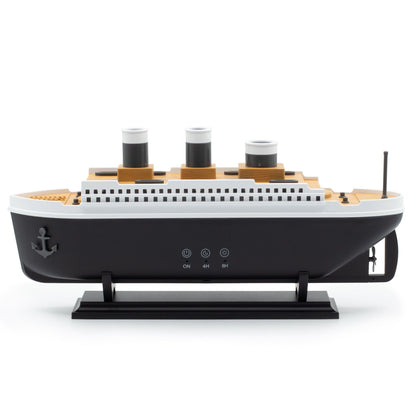 Diffuseur d'arômes en forme de bateau avec LED à changement de couleur
