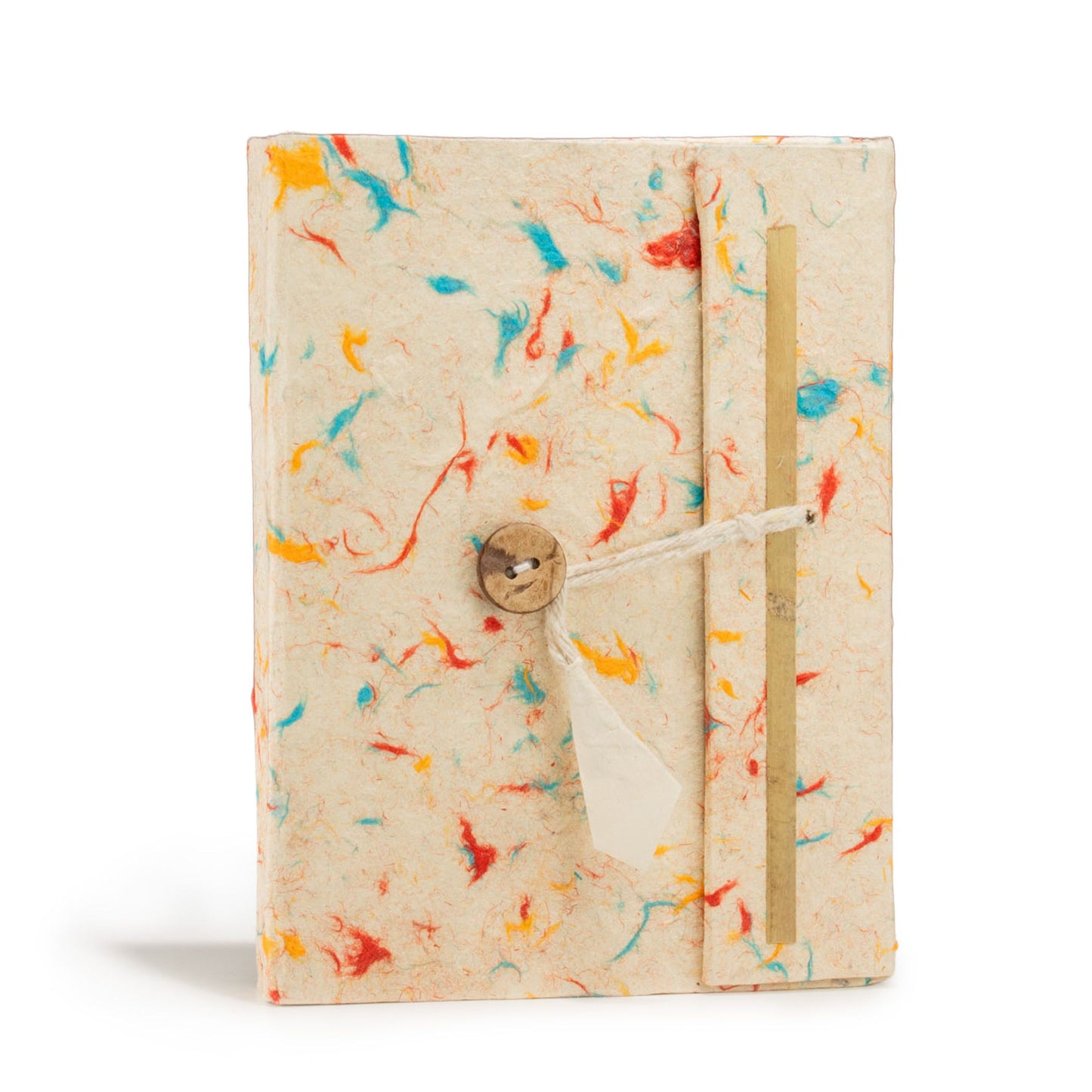 Carnet Lokta moyen - Coton de couleurs mélangées - 45 feuilles