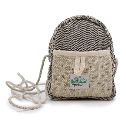 Hanf-Handytasche mit Seil - Zufällige Farbe