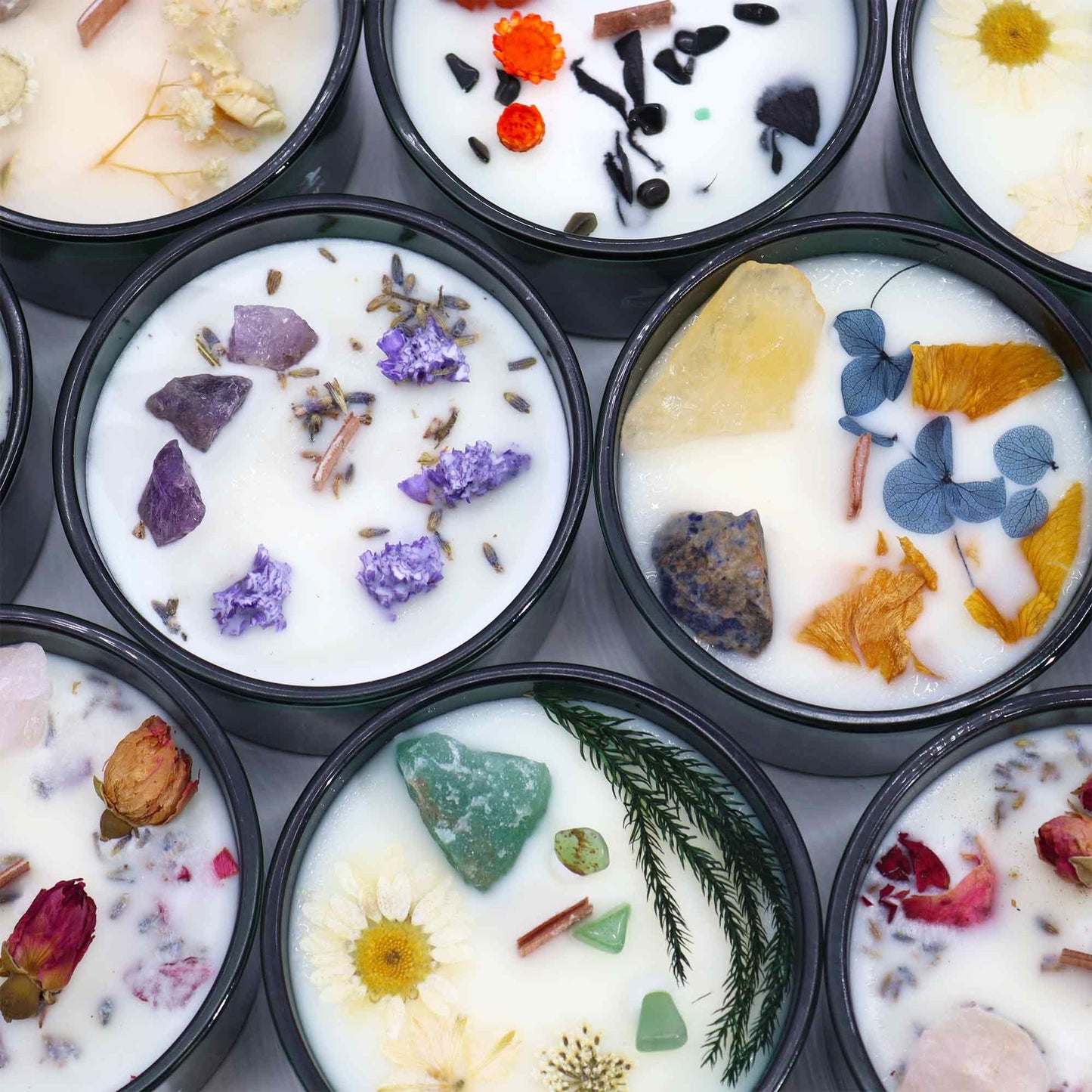 Hop Hare Kristall-Zauberblumenkerze – Sonne