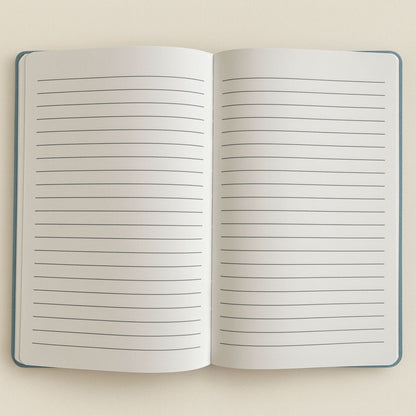 Carnet en velours bleu foncé - 80 pages - Reste sauvage, enfant de la lune