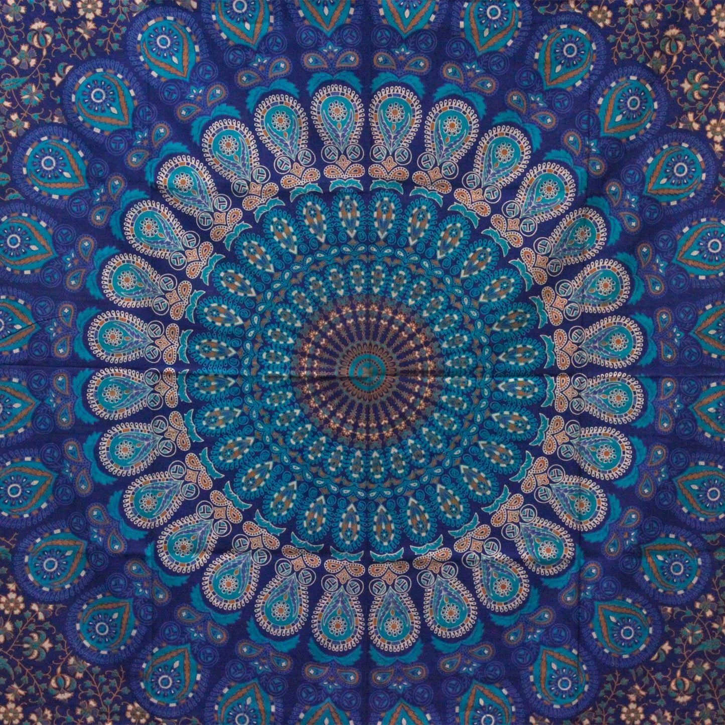 Colcha Individual de Algodón - Mandala Clásica