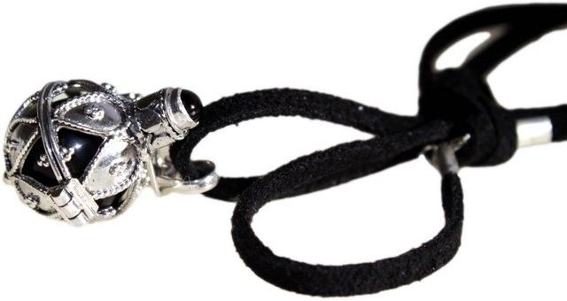 Silberne Engelsglocke - Dunkel - 16mm