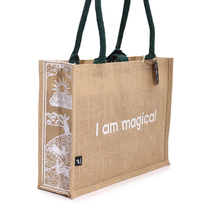 Hop Hare Große Jutetasche - I'm Magic