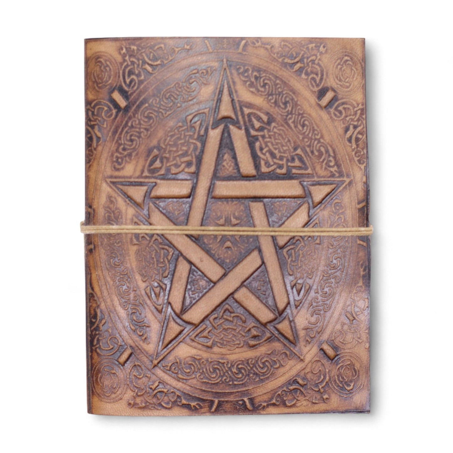 Carnets en cuir de style ésotérique assortis (6 x 4,5 pouces) - Vitrine