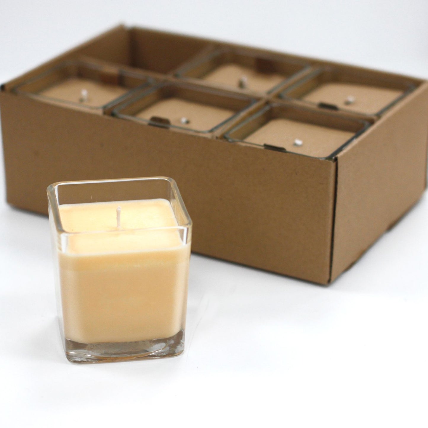 Etikettenfreie Sojakerzen - Grapefruit &amp; Ingwer