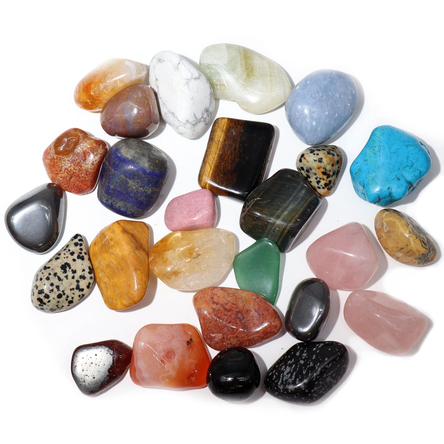 Sorpresa de piedras pulidas mixtas - 0,5 kg (aprox. 25 piedras)