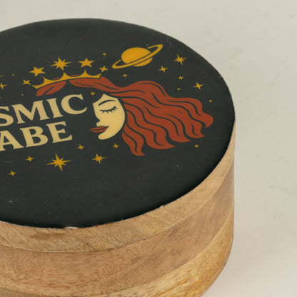 Caja esmaltada redonda - Cosmic Babe
