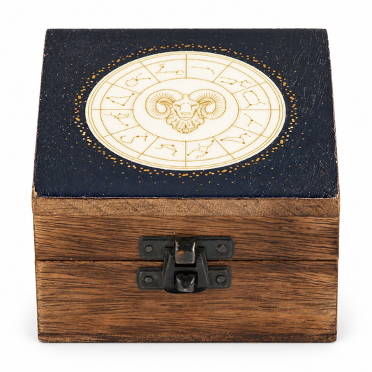 Pequeña caja esmaltada - Aries