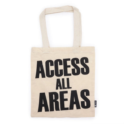 Ikonische Basic-Tasche – Zugang zu allen Bereichen – (40 x 36 cm) – Natürliche Baumwolle 4 oz