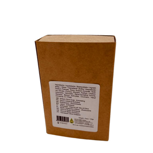 Savon exfoliant à l'huile d'olive pure en boîte individuelle - 100 g