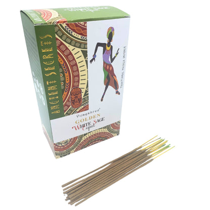 15 g de copal dorado y salvia blanca