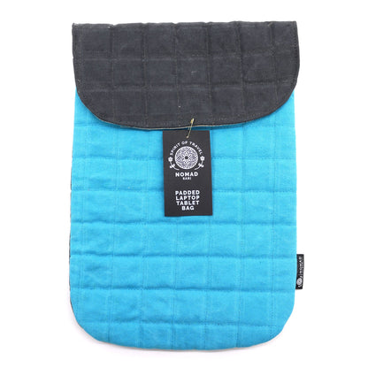Housse rembourrée pour ordinateur portable - Turquoise formidable - 14 oz