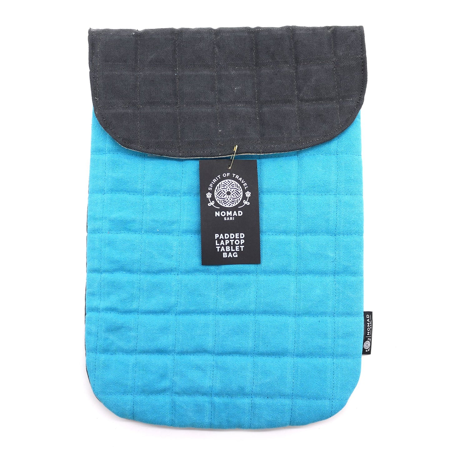 Housse rembourrée pour ordinateur portable - Turquoise formidable - 14 oz