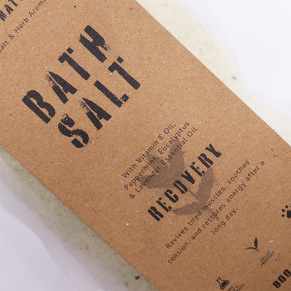 Sels d'Epsom mentholés pour aromathérapie Greenman Rituals – Récupération