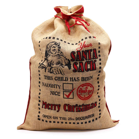 Jutesäcke vom Weihnachtsmann – Dieser Junge war … brav!