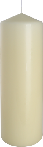 Vela de pilar 80x250mm - Marfil