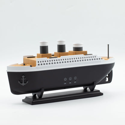 Diffuseur d'arômes en forme de bateau avec LED à changement de couleur