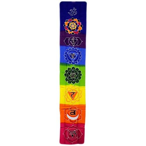 Chakra Vertikales Banner - Regenbogen 183x35cm