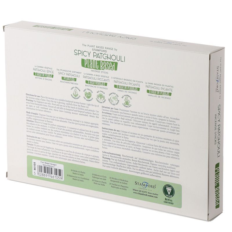 Bâtonnets d'encens aux herbes - Patchouli épicé