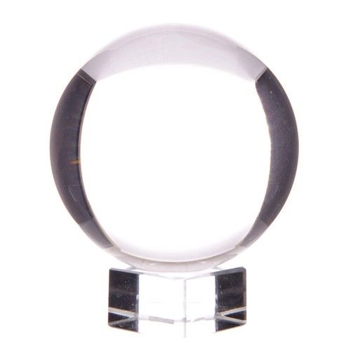 Boule de cristal avec support 130 mm