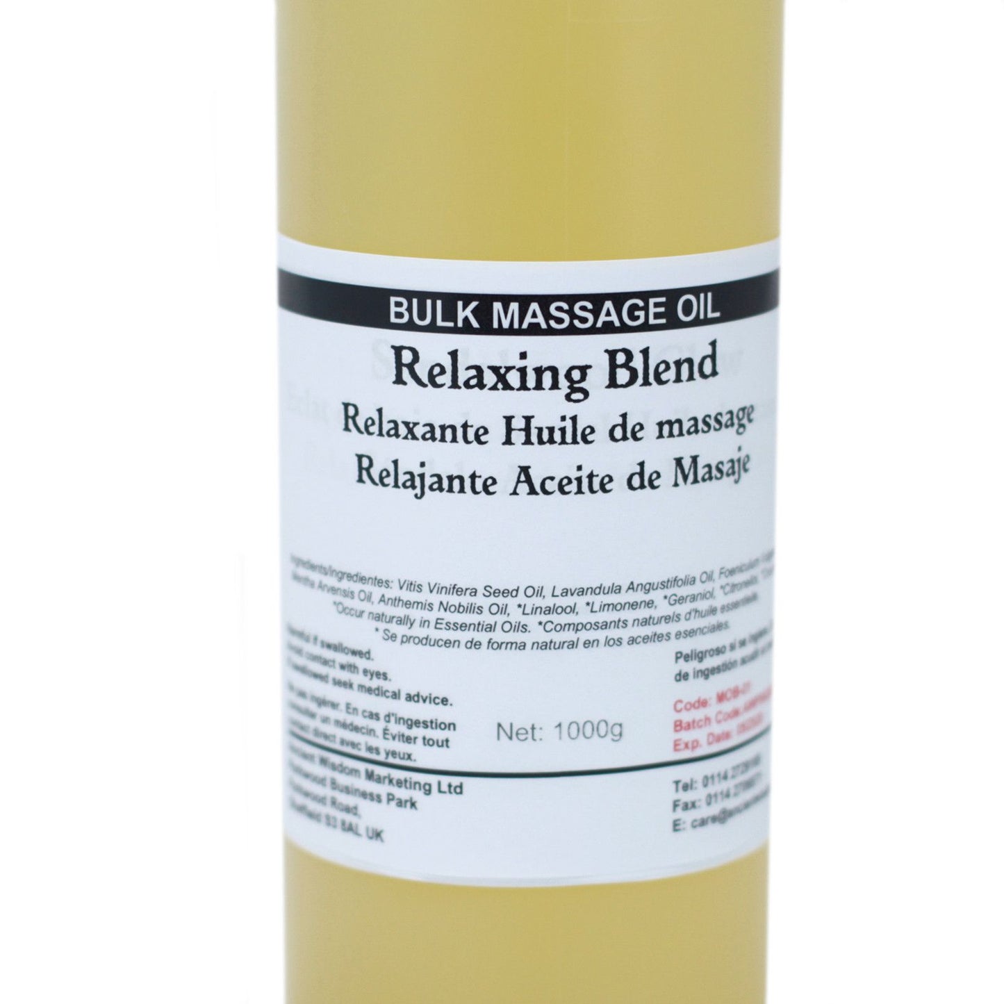 Aceite de Masaje 1kg - Relajante