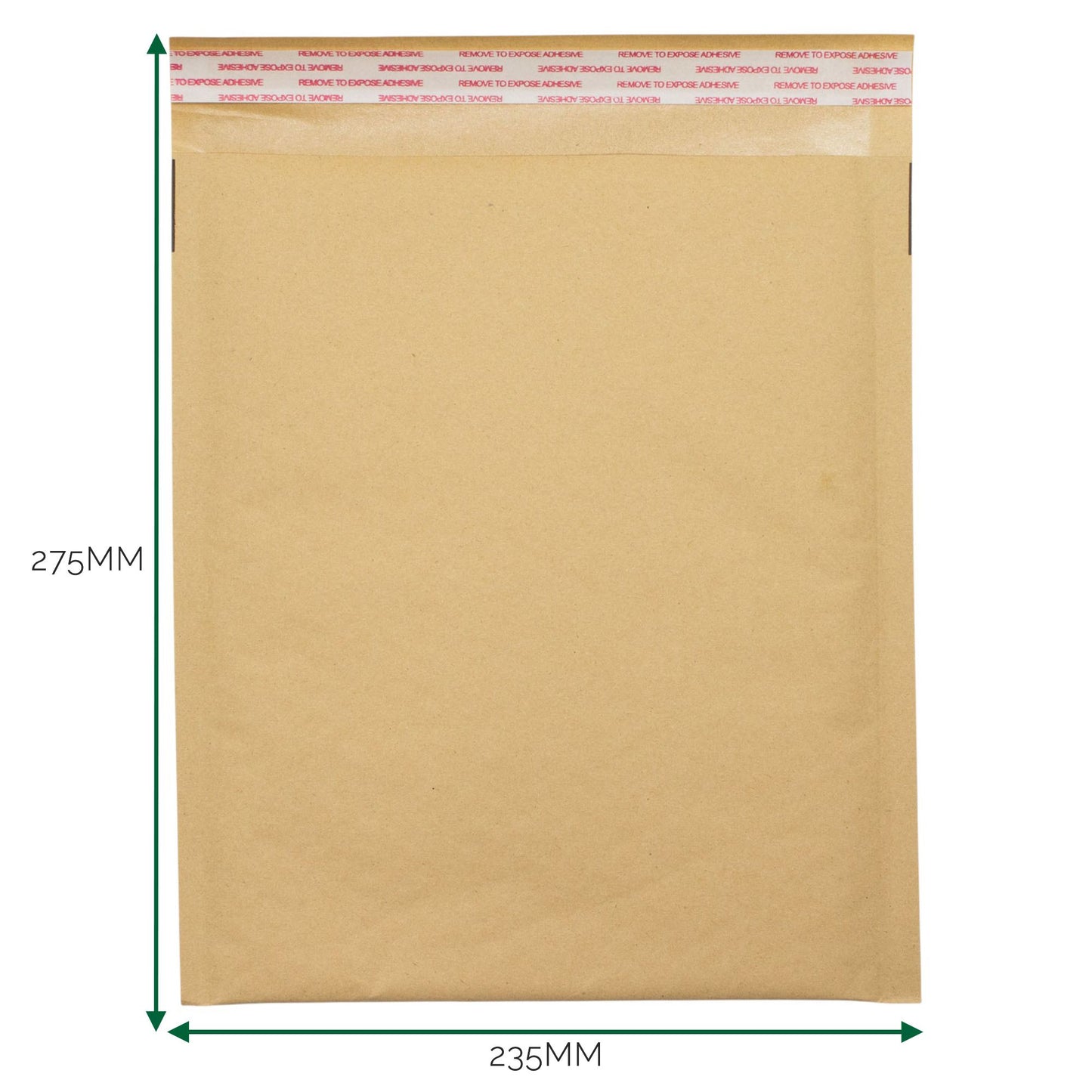 Sobre kraft acolchado con burbujas (235x275+40mm)