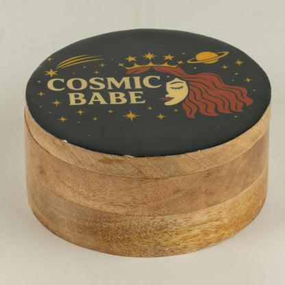 Caja esmaltada redonda - Cosmic Babe