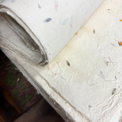 Handgemachtes Lokta-Geschenkpapier – Blumenmix