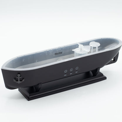 Diffuseur d'arômes en forme de bateau avec LED à changement de couleur