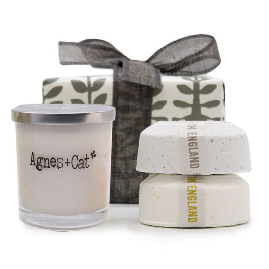 Gift Set: Windermere & Citrus Bath Bombs + Velvet Moon Candle