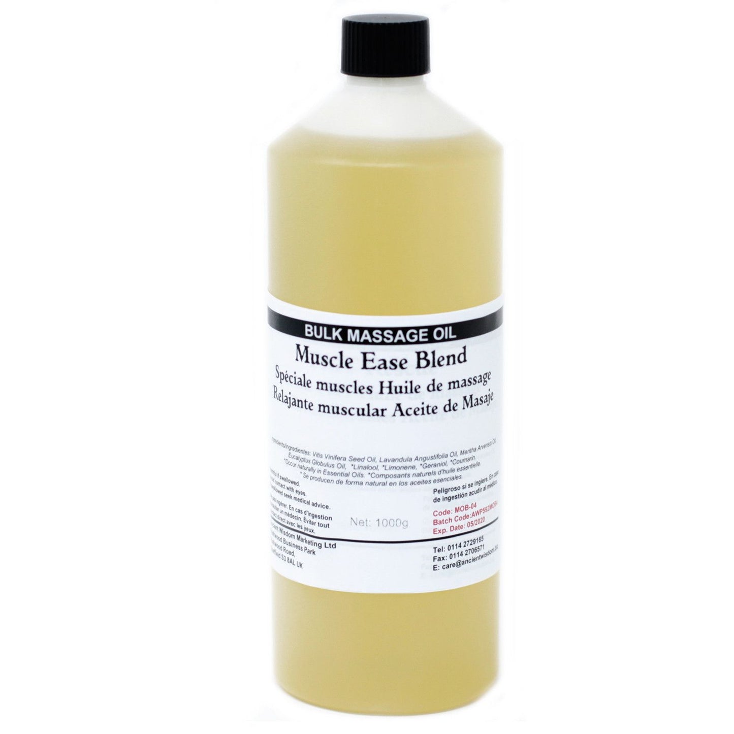 Aceite de Masaje Muscular 1kg