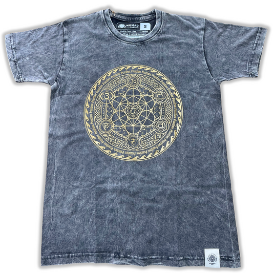 Nomad Sari Oversized T-Shirt – Chakra – Dunkelgrau