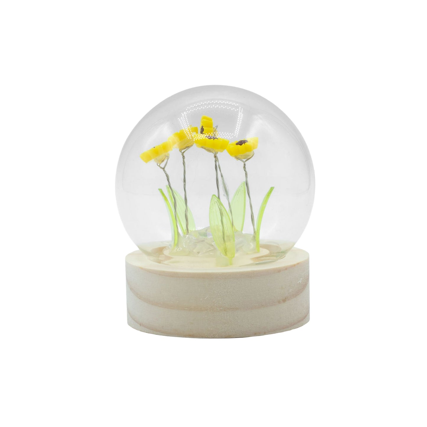 Domo de jardín Floral Glow - 5 girasoles - Batería LED