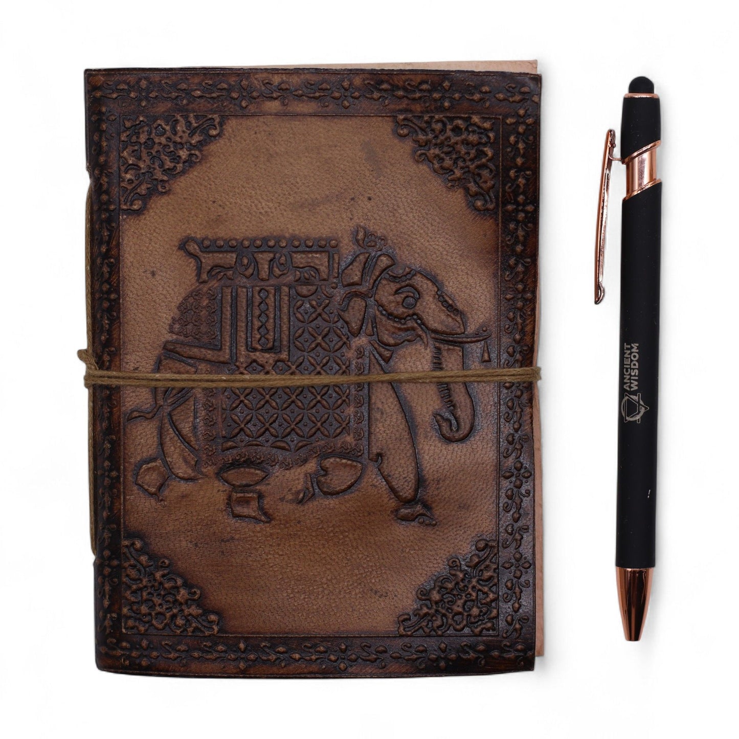Carnets en cuir de style ésotérique assortis (6 x 4,5 pouces) - Vitrine