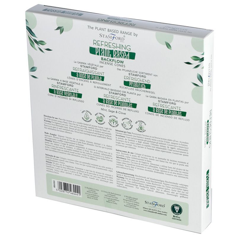 Cônes d'encens à reflux aux herbes - Rafraîchissants