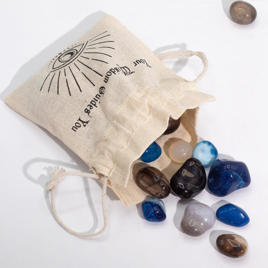 Ágatas mixtas a granel 1 kg (aprox. 70 piedras)