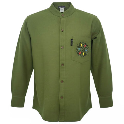 Nomad Sari Kathmandu Camisa - Verde Bosque - XXL