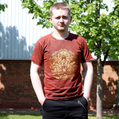 T-shirt Nomad Sari petit modèle - Hamsa - Bordeaux
