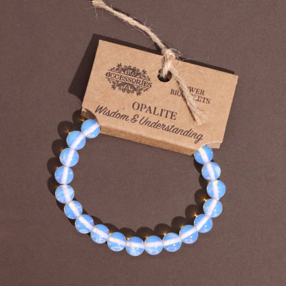 Brazalete de Energía Opalita 8mm