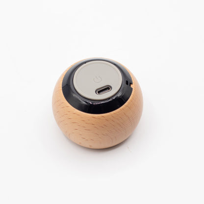 Mini enceinte en bois avec Effet Mandela