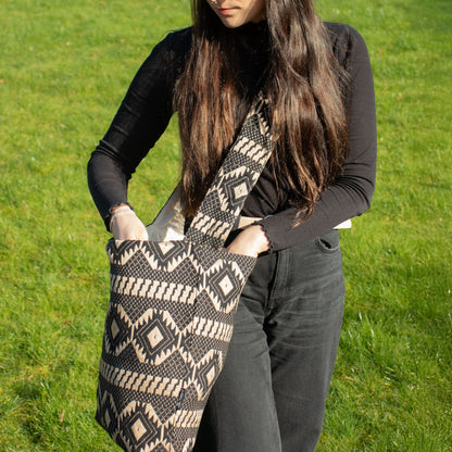 Sacs en jacquard naturel – Desert Loom – Sac fourre-tout nomade
