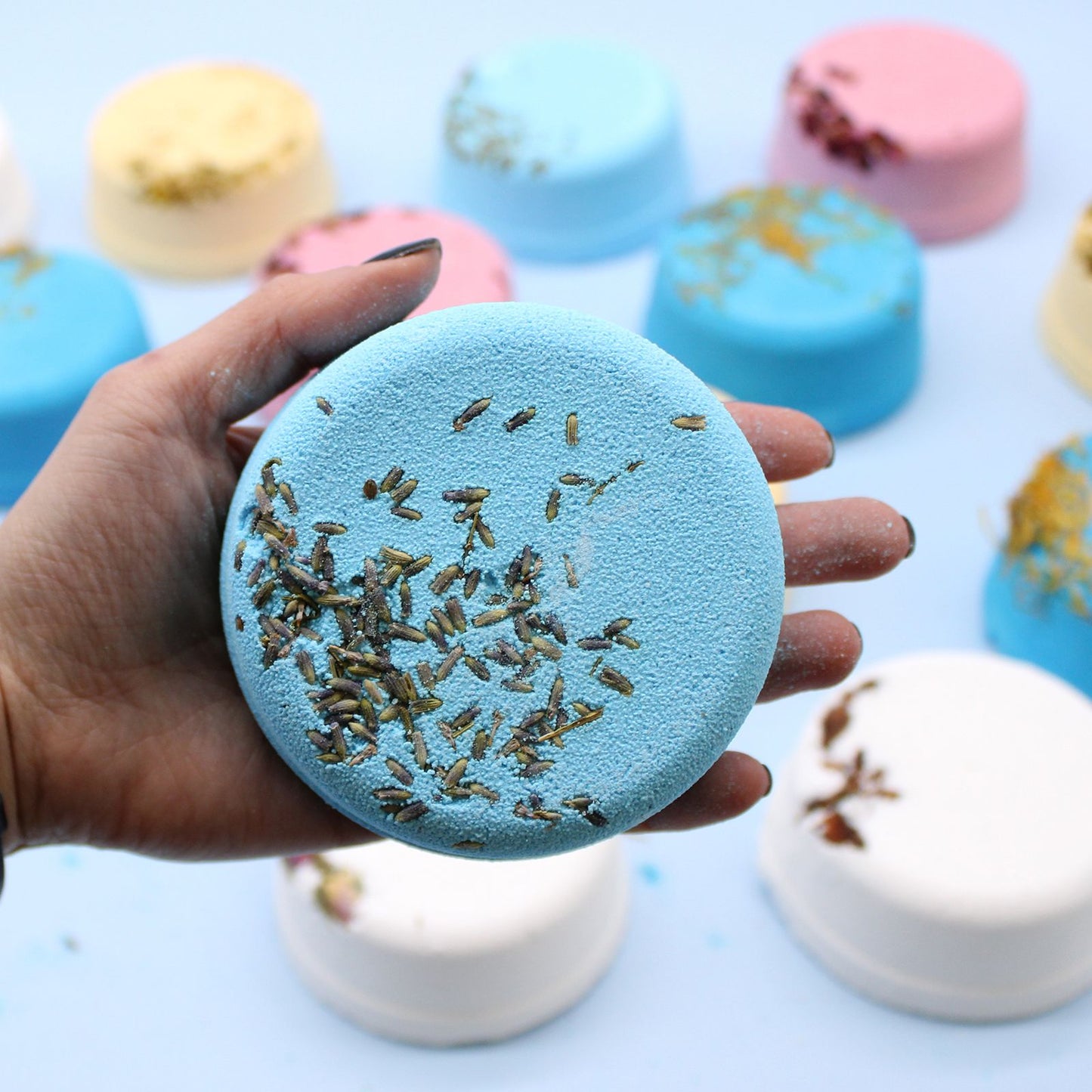 Bulle florale à la menthe, au géranium et au romarin