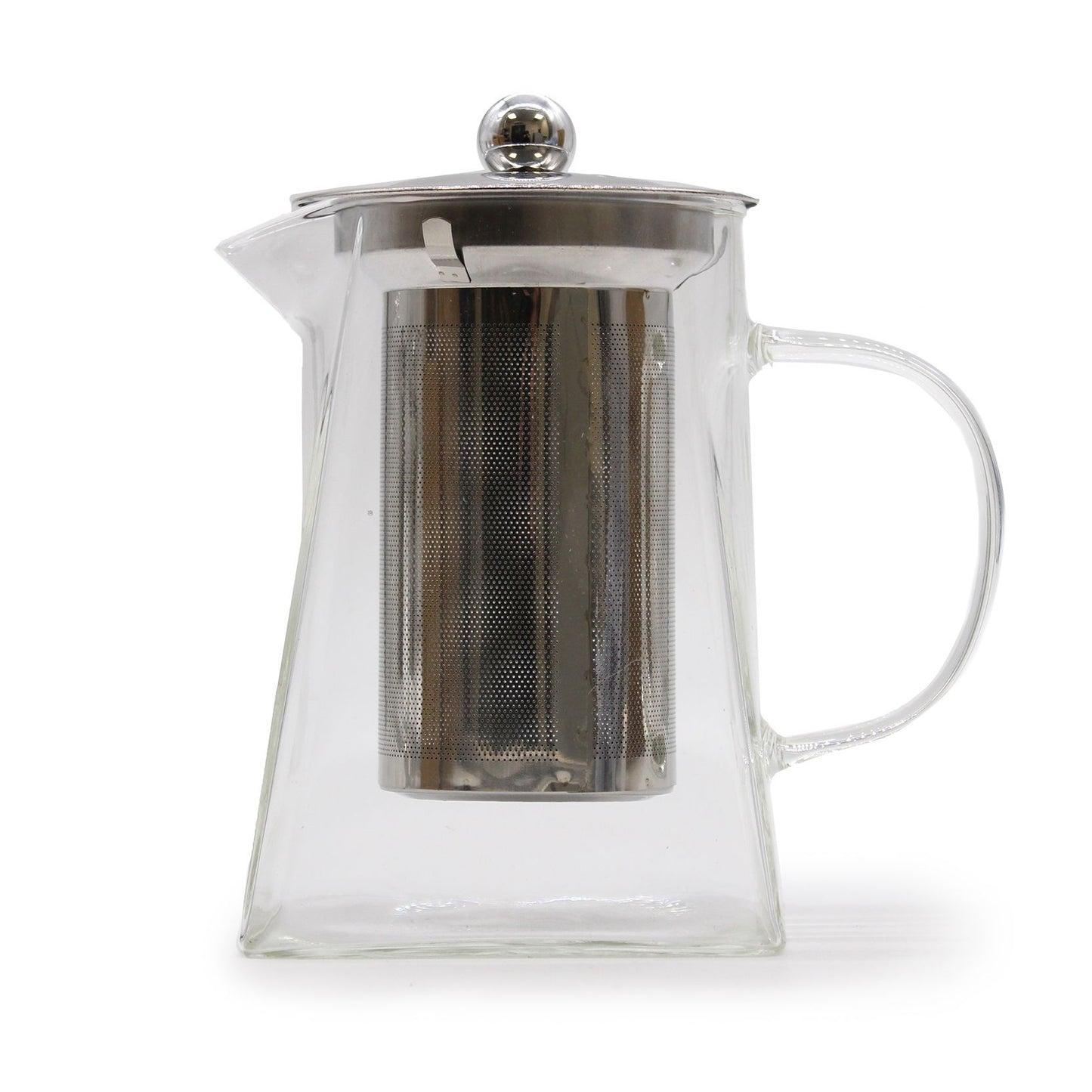 Glasteekanne mit Teesieb – Turmform – 780 ml