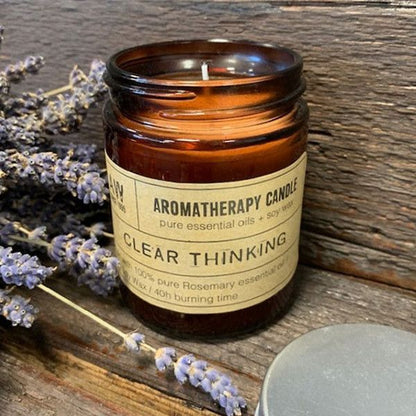 Aromatherapie-Kerze - Klares Denken