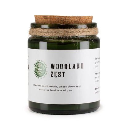 Vela de soja Greenman Woodwick - Woodland Zest
