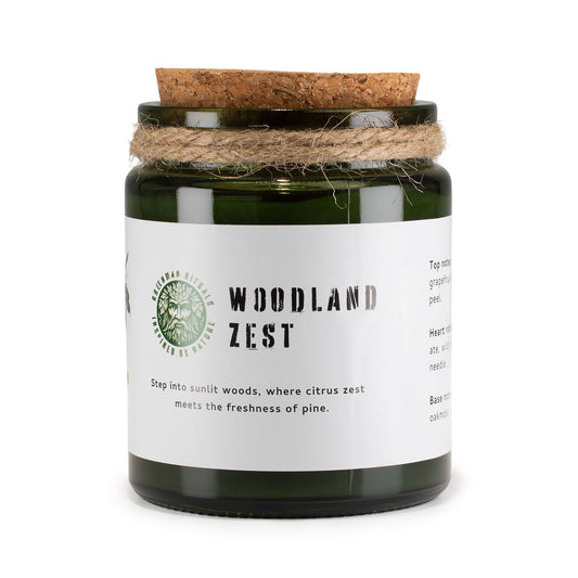 Vela de soja Greenman Woodwick - Woodland Zest