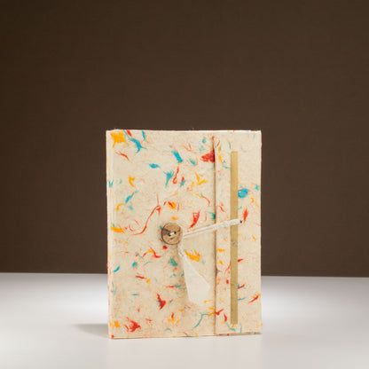 Carnet Lokta moyen - Coton de couleurs mélangées - 45 feuilles