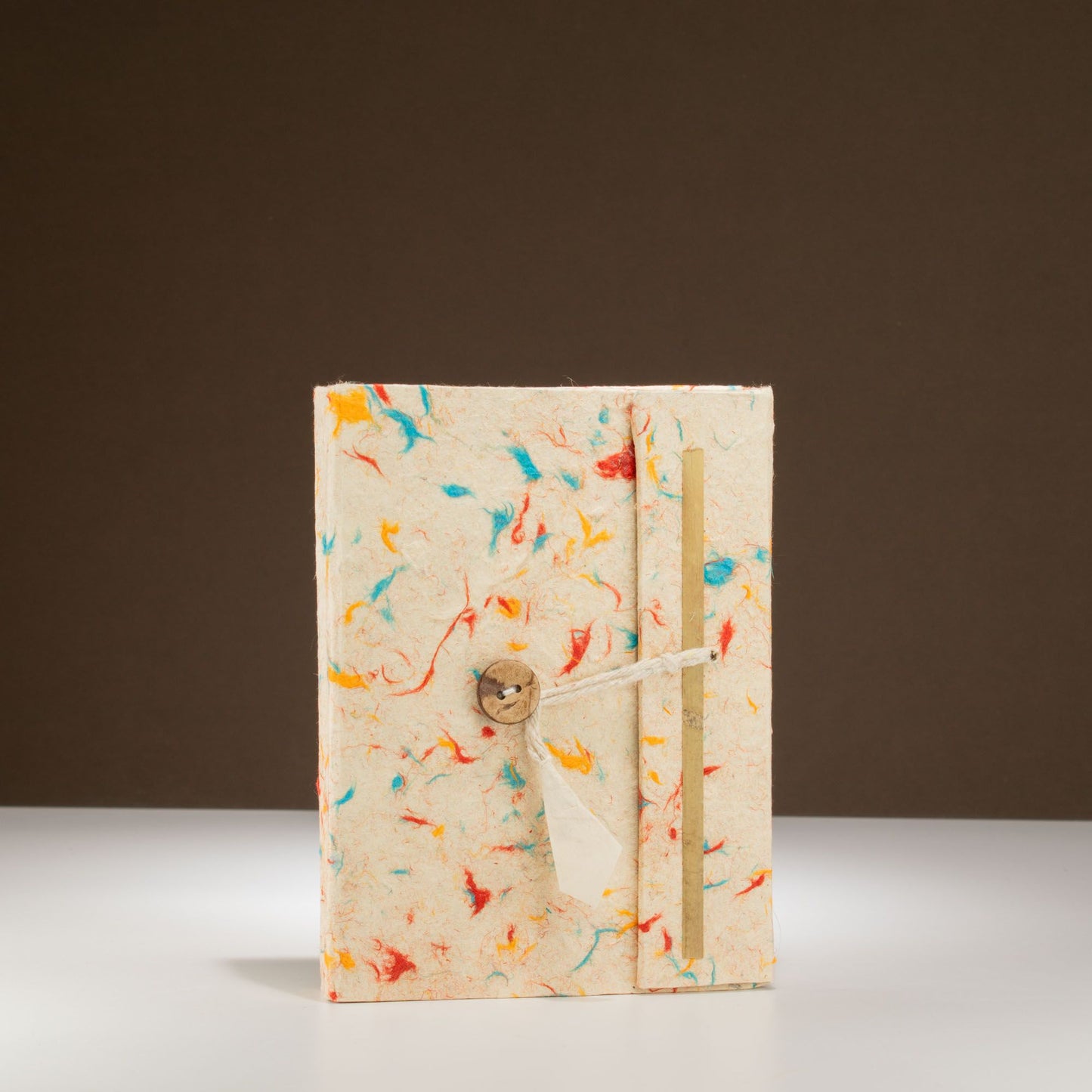 Carnet Lokta moyen - Coton de couleurs mélangées - 45 feuilles